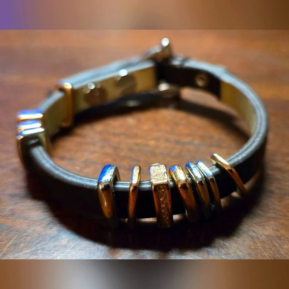 Fossil Accessories - Fossil leather beaded bracelet